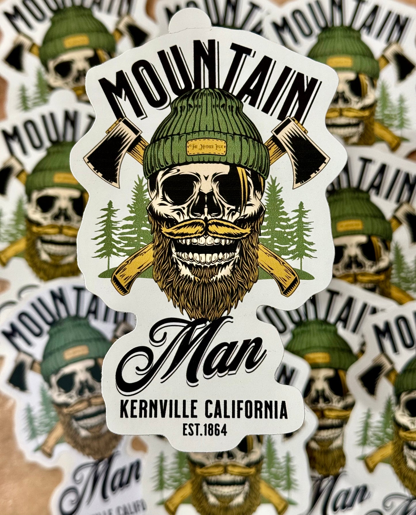 Kernville Mountain Man Sticker
