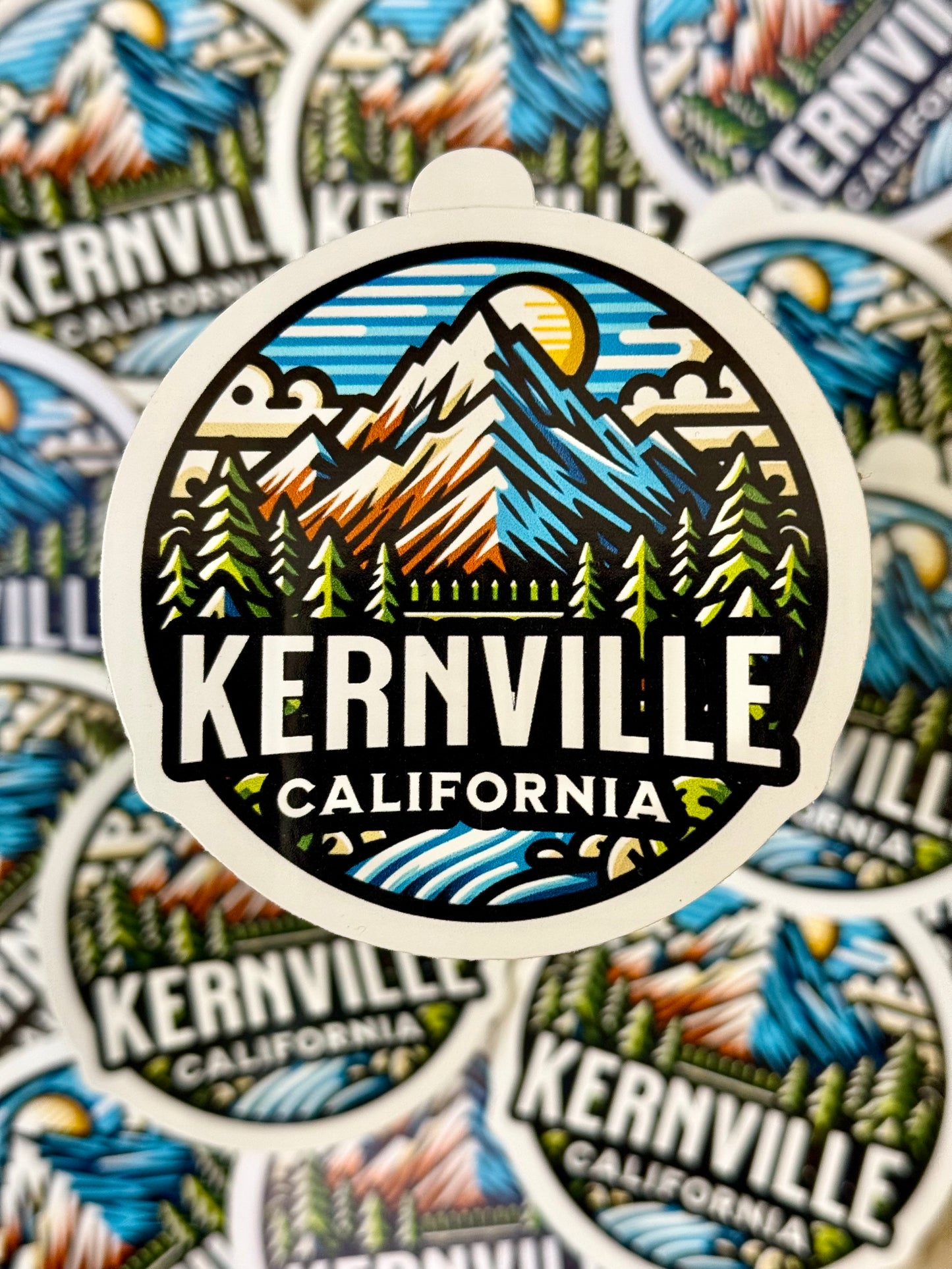 Kernville Circle Sticker