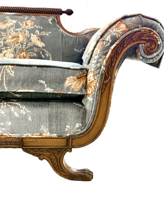 Vintage Duncan Phyfe-Style Sofa