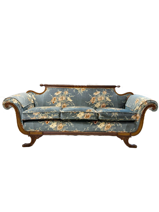 Vintage Duncan Phyfe-Style Sofa